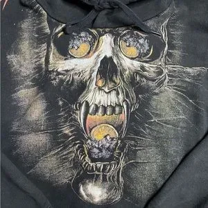 Vetements | Sweaters | Vetements Misplaced Skull Hoodie